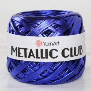 YARNART METALLIC CLUB Sapphire Blue Rope - 8119