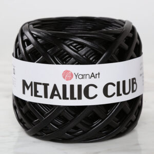 YARNART METALLIC CLUB Black Rope - 8120