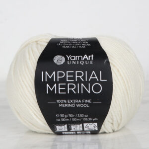 YarnArt IMPERIAL MERINO Cream Hand Knitting Yarn - 3303