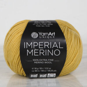 YarnArt IMPERIAL MERINO Mustard Hand Knitting Yarn - 3309