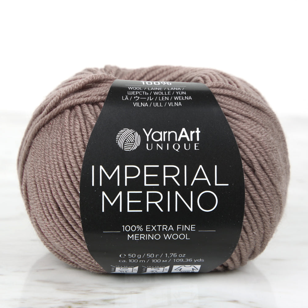 YarnArt IMPERIAL MERINO Brown Hand Knitting Yarn – 3310