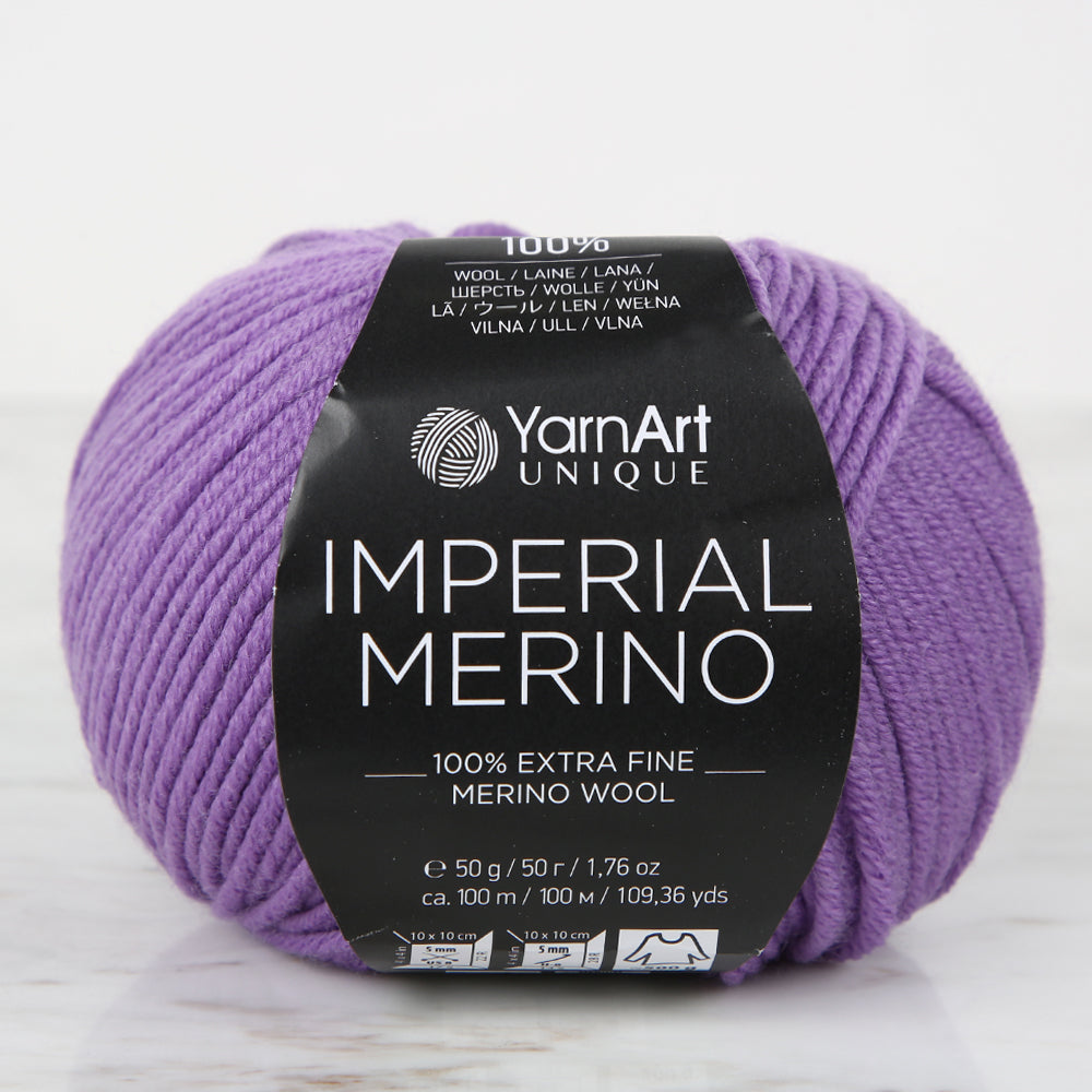 YarnArt IMPERIAL MERINO Purple Hand Knitting Yarn – 3321
