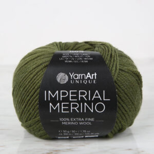 YarnArt IMPERIAL MERINO Green Hand Knitting Yarn - 3334