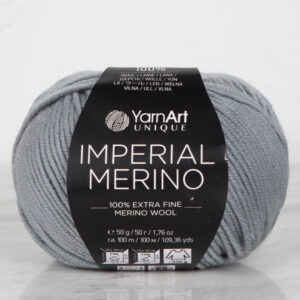 YarnArt IMPERIAL MERINO Grey Hand Knitting Yarn - 3337