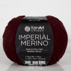 YarnArt IMPERIAL MERINO Claret Red Hand Knitting Yarn - 3344