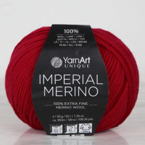 YarnArt IMPERIAL MERINO Red Hand Knitting Yarn - 3345