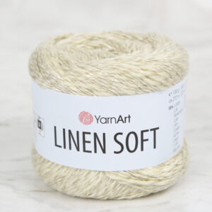 YarnArt Linen Soft Beige Hand Knitting Yarn - 7302