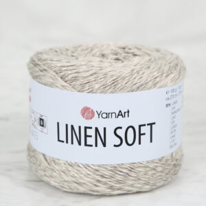 YarnArt Linen Soft Beige Hand Knitting Yarn - 7304