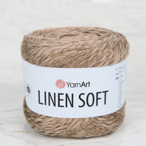 YarnArt Linen Soft Beige Hand Knitting Yarn - 7308