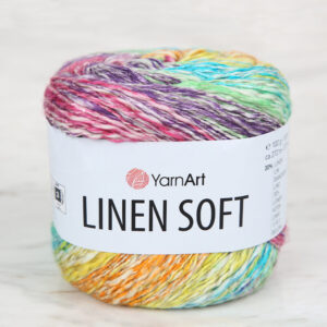 YarnArt Linen Soft Variegated Hand Knitting Yarn - 7401