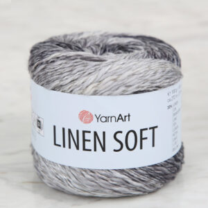 YarnArt Linen Soft Variegated Hand Knitting Yarn - 7406