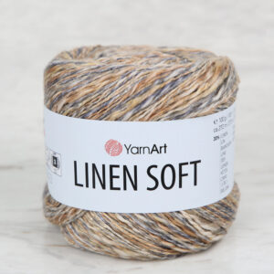 YarnArt Linen Soft Variegated Hand Knitting Yarn - 7407