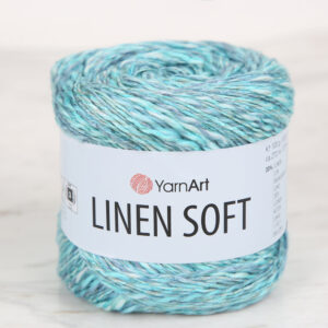YarnArt Linen Soft Variegated Hand Knitting Yarn - 7408