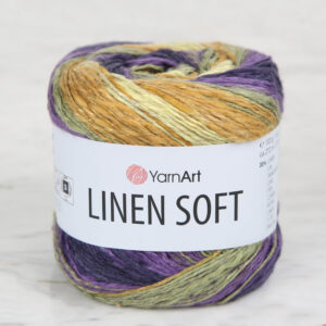 YarnArt Linen Soft Variegated Hand Knitting Yarn - 7410