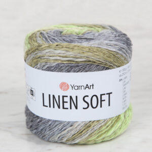 YarnArt Linen Soft Variegated Hand Knitting Yarn - 7414