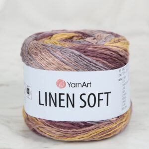 YarnArt Linen Soft Variegated Hand Knitting Yarn - 7415