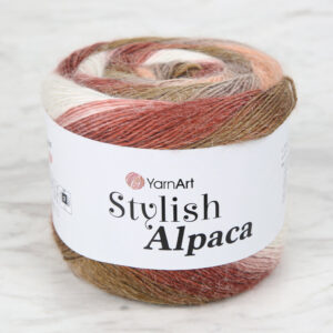 YarnArt Stylish Alpaca Variegated Hand Knitting Yarn - 7701