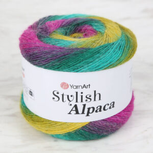 YarnArt Stylish Alpaca Variegated Hand Knitting Yarn - 7703