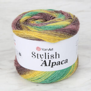 YarnArt Stylish Alpaca Variegated Hand Knitting Yarn - 7705
