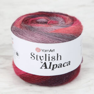 YarnArt Stylish Alpaca Variegated Hand Knitting Yarn - 7713