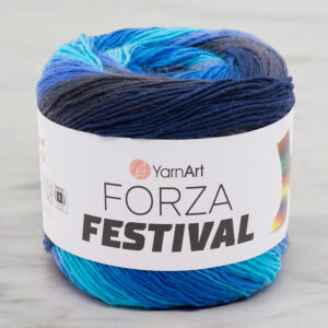 Yarnart Forza Festival Ebruli Hand Knitting Yarn - 2902