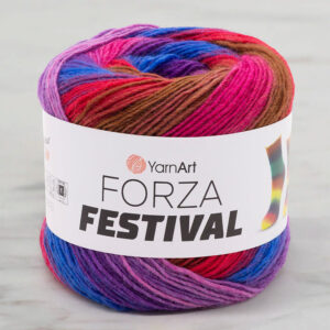 Yarnart Forza Festival Ebruli Hand Knitting Yarn - 2911