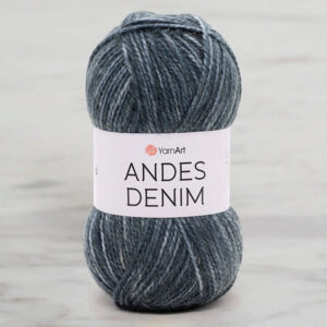 Yarnart Andes Denim Grey Hand Knitting Yarn - 5102