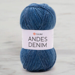 Yarnart Andes Denim Blue Hand Knitting Yarn - 5108