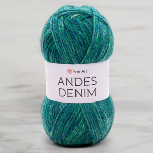 Yarnart Andes Denim Green Hand Knitting Yarn - 5109