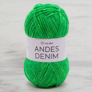 Yarnart Andes Denim Green Hand Knitting Yarn - 5111