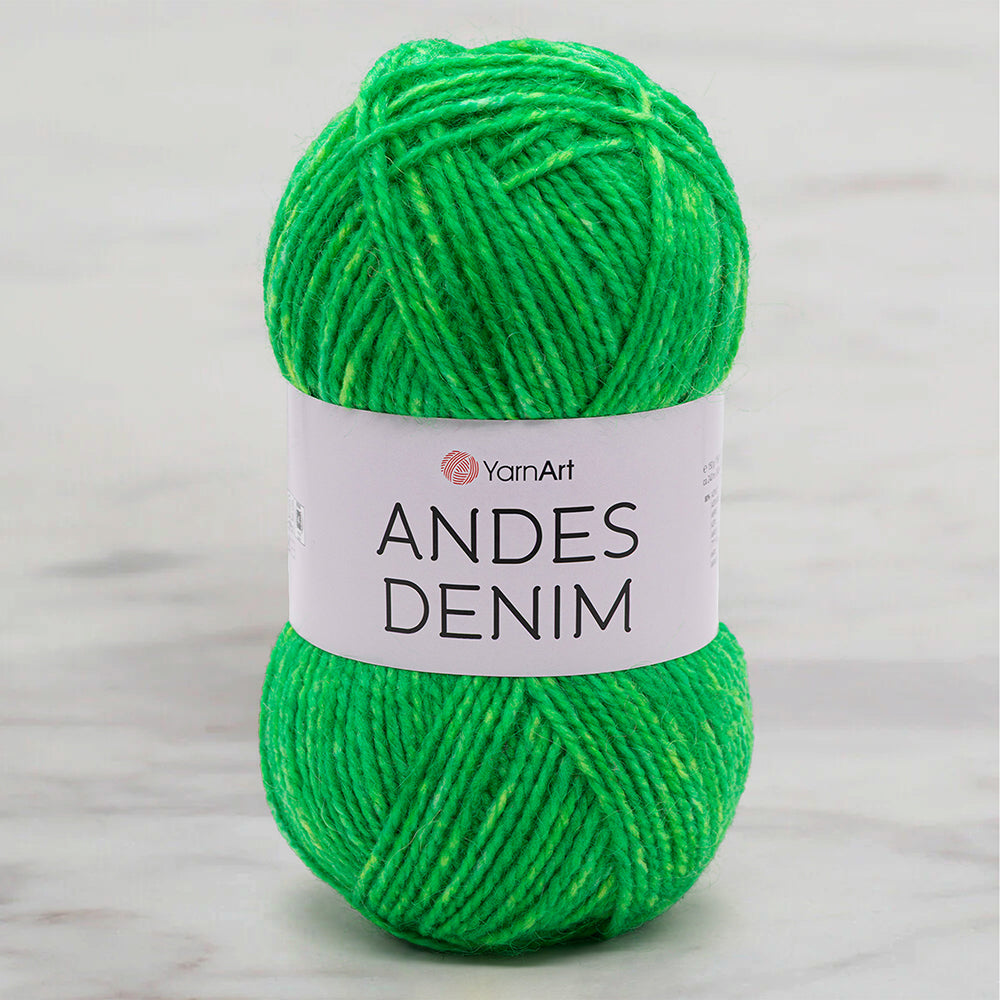 Yarnart Andes Denim Green Hand Knitting Yarn – 5111